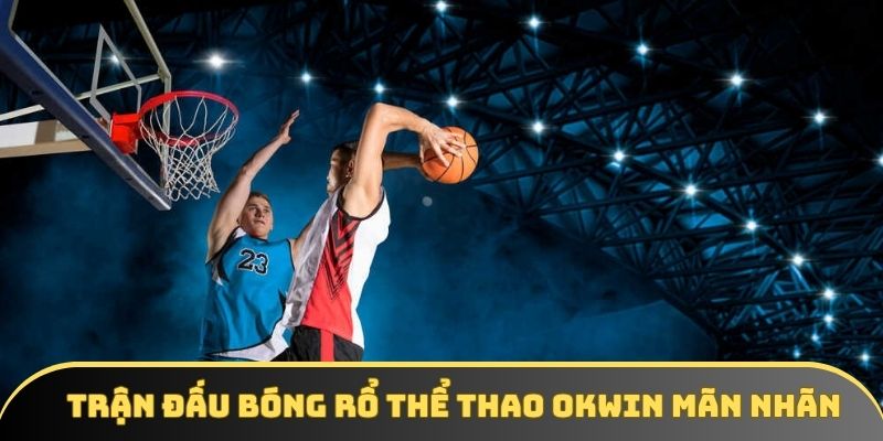 Trận đấu bóng rổ thể thao OKWIN mãn nhãn 